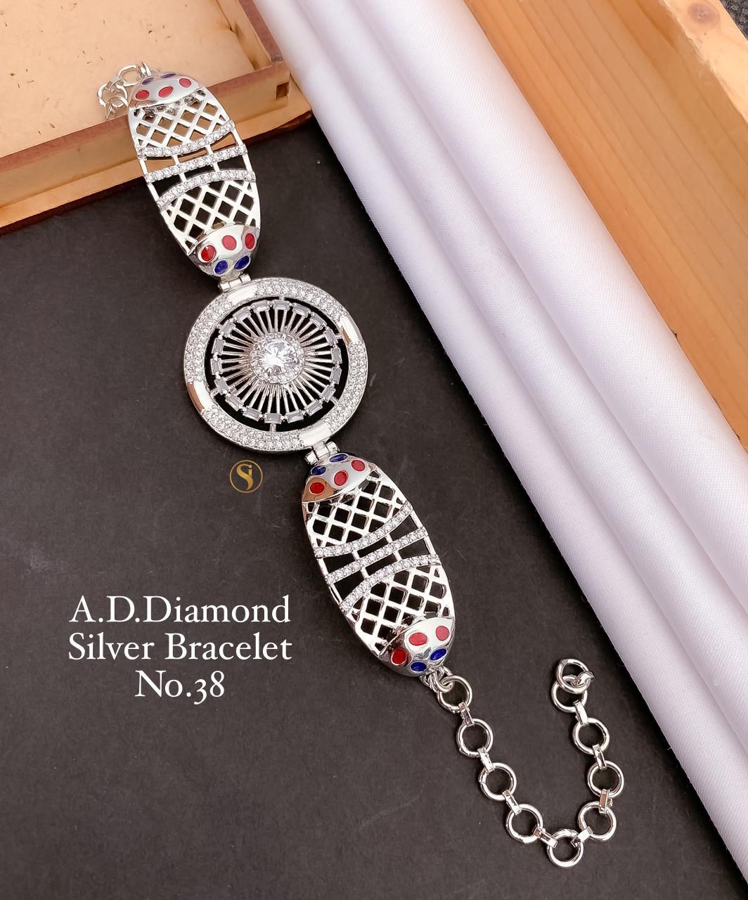 Fancy Designer AD Diamond Bracelet 3 Catalog
